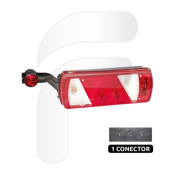 REAR LAMPS REAR LAMPS WITH TRIANGLE 1 CONNECTOR ECOPOINT LL LEFT